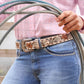 XCP2915BLT Wrangler Women's Blakey Belt Tan/Natural