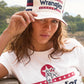 XCP2947CAP Wrangler Women's Nora HP Full Back Cap Cream/Navy