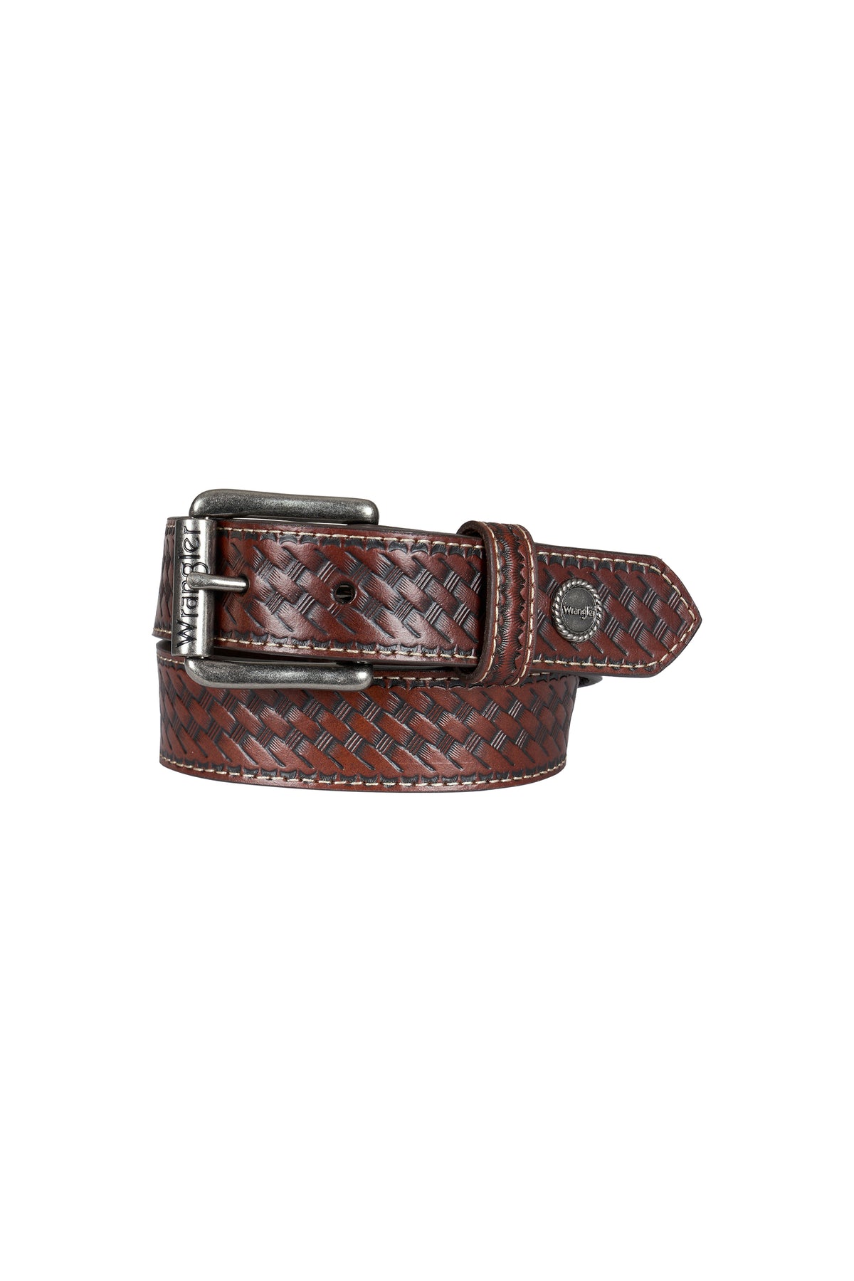 XCP7951BLT Wrangler Kid's Denny Belt Dark Tan