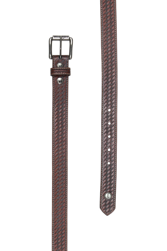 XCP7951BLT Wrangler Kid's Denny Belt Dark Tan