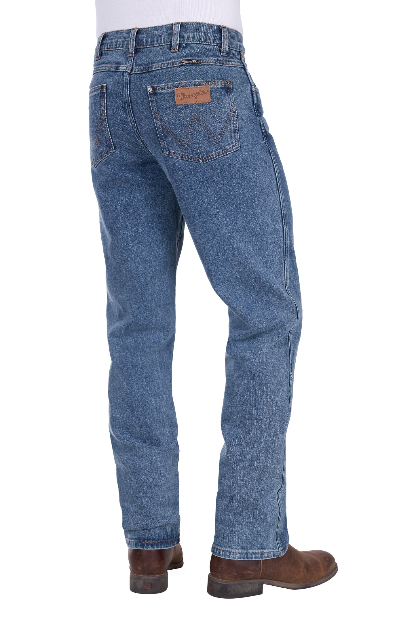 XLR1200032 Wrangler Men's Reg Straight Leg Jean - Original Stone 32 Leg