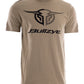 BCP1503279 Bullzye Mens Authentic Tee Sand