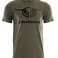 BCP1503279 Bullzye Mens Authentic Tee Military