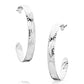 ER5663 Montana West Timeless Elegance Chiseled Hoop Earrings