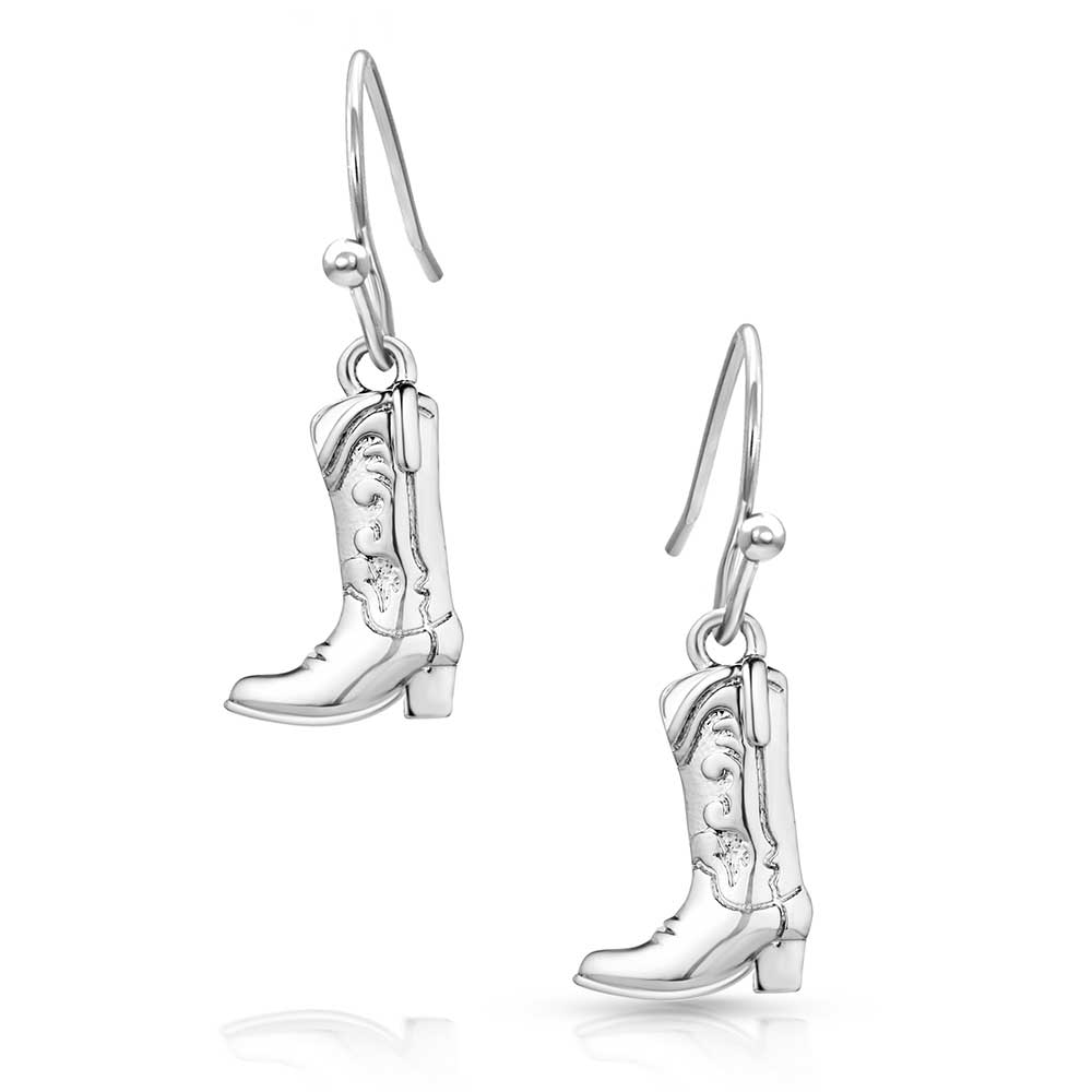 ER5866 Montana Sculpted Cowboy Boot Earrings