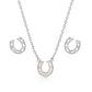 JS5769 Montana Delicate Glamour Horseshoe Jewelry Set