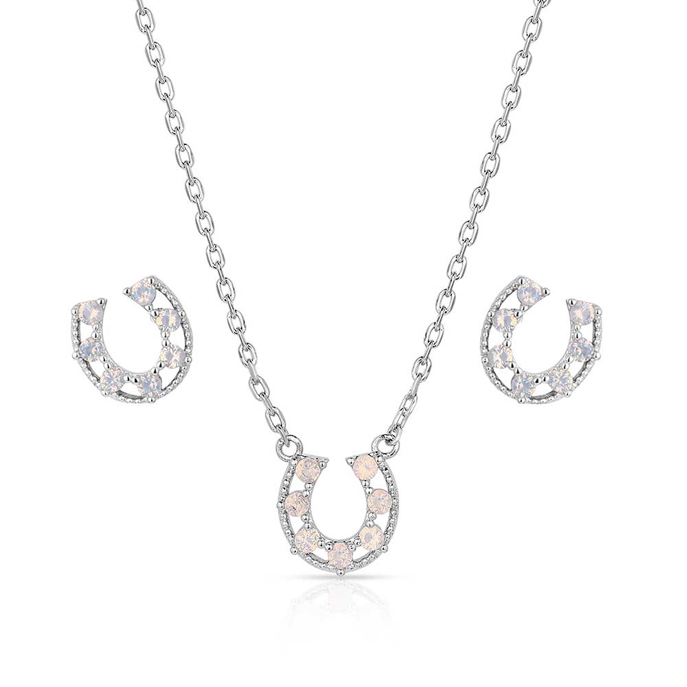 JS5769 Montana Delicate Glamour Horseshoe Jewelry Set