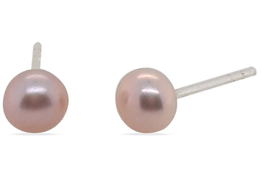 EB0904 MCJ Pearl Pink 10mm Stud Earrings