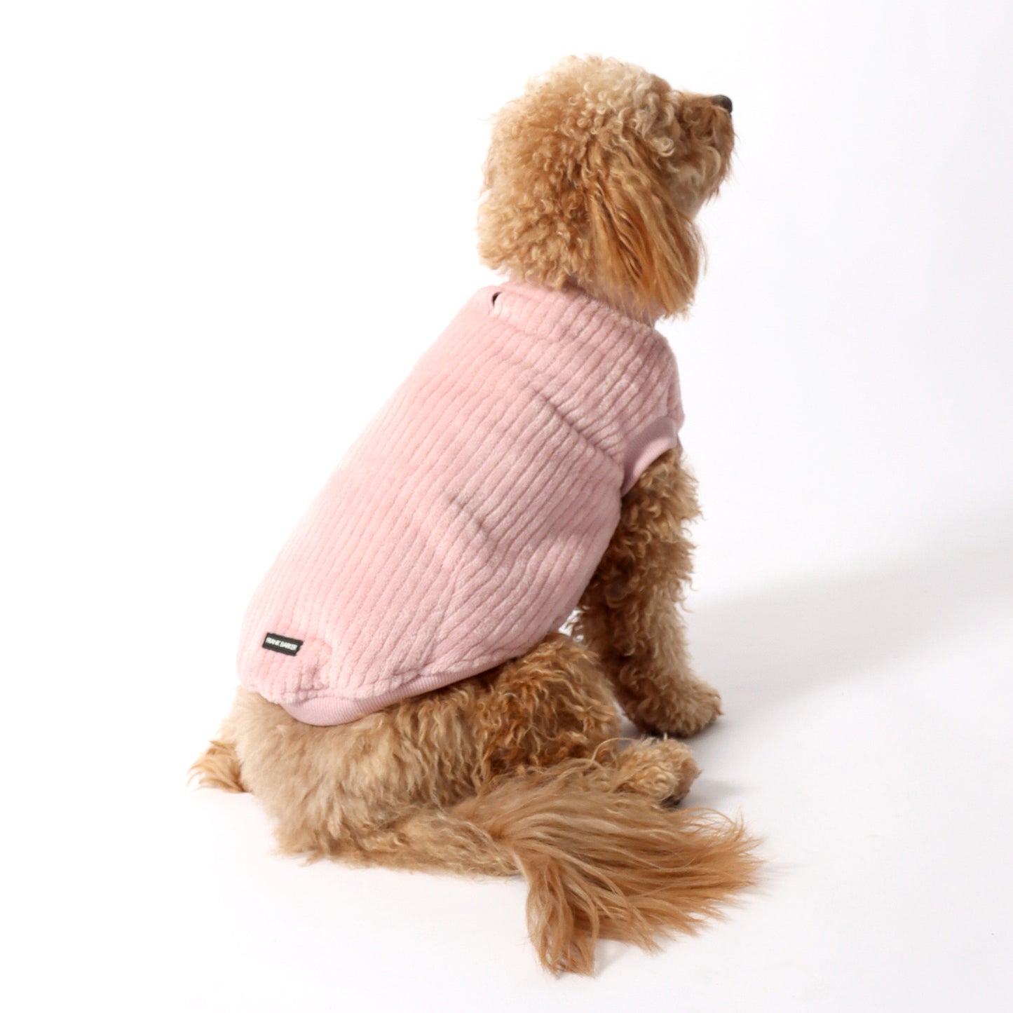 FBKJPINK Frank Barker Pink Fluffy Pink Dog Coat