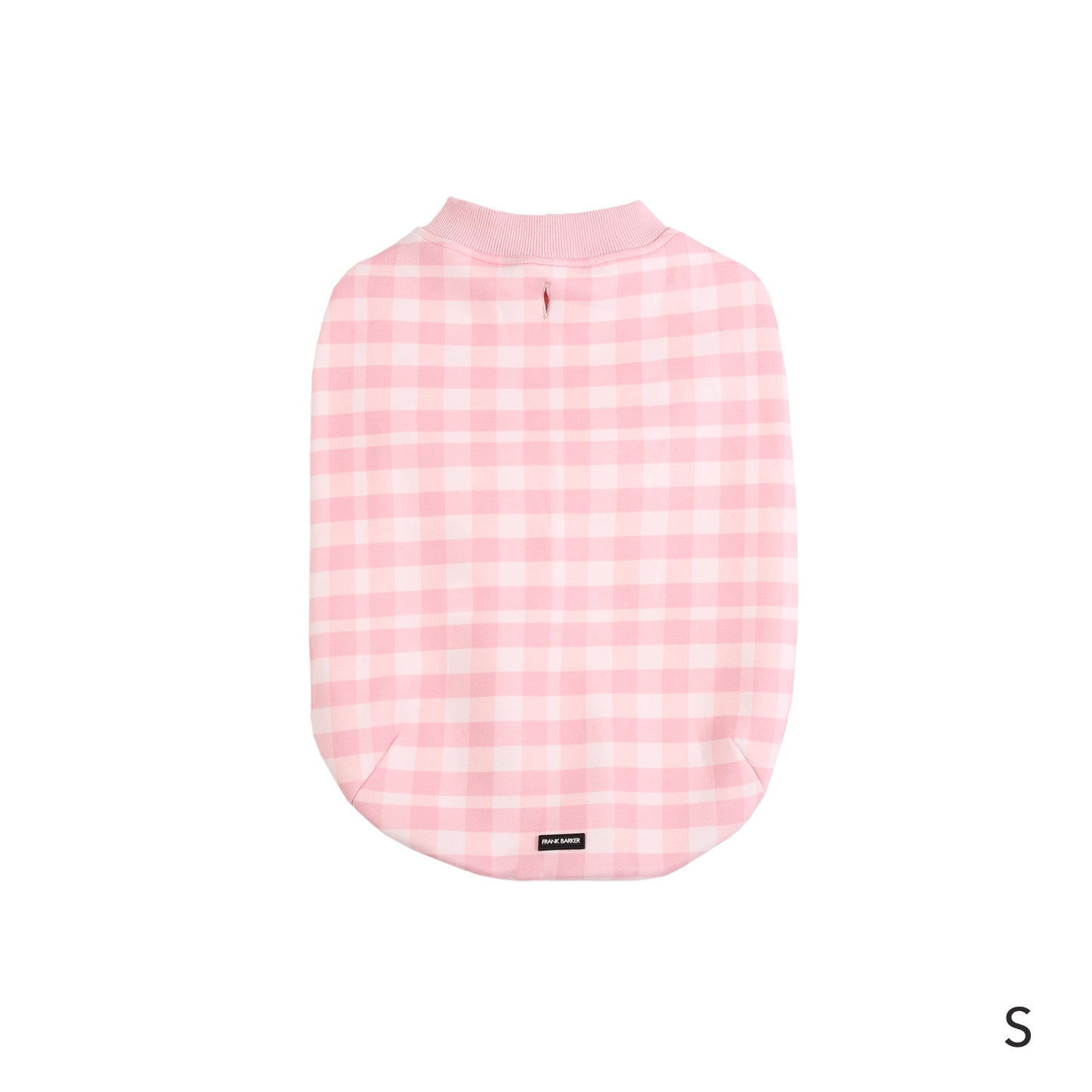 FBKJGINGHAM Frank Barker Pink Gingham Coat