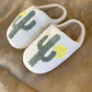 US875 Cactus Western Boot Slippers