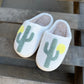 US875 Cactus Western Boot Slippers