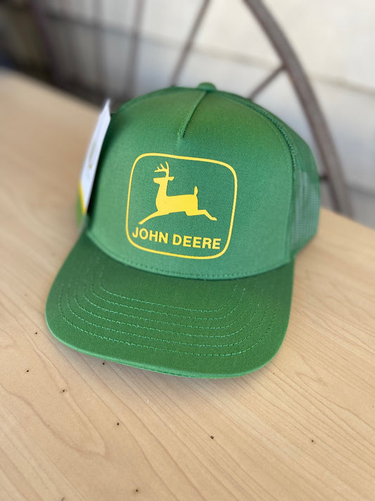 HAT018GR John Deere Logo Cap