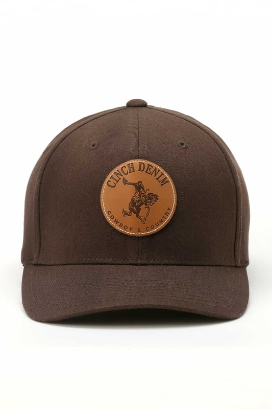 MCC0627783 Cinch Men's Brown Denim Cap