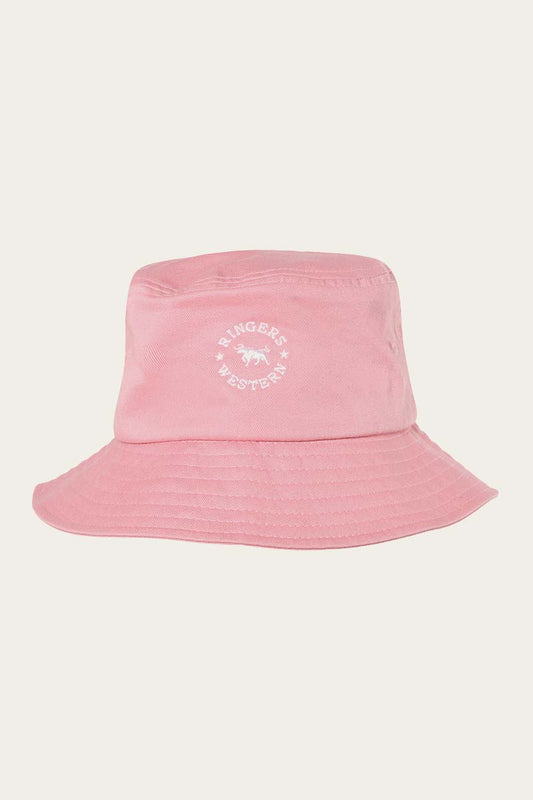 420256RW Short Kids Bucket Hat | Pink