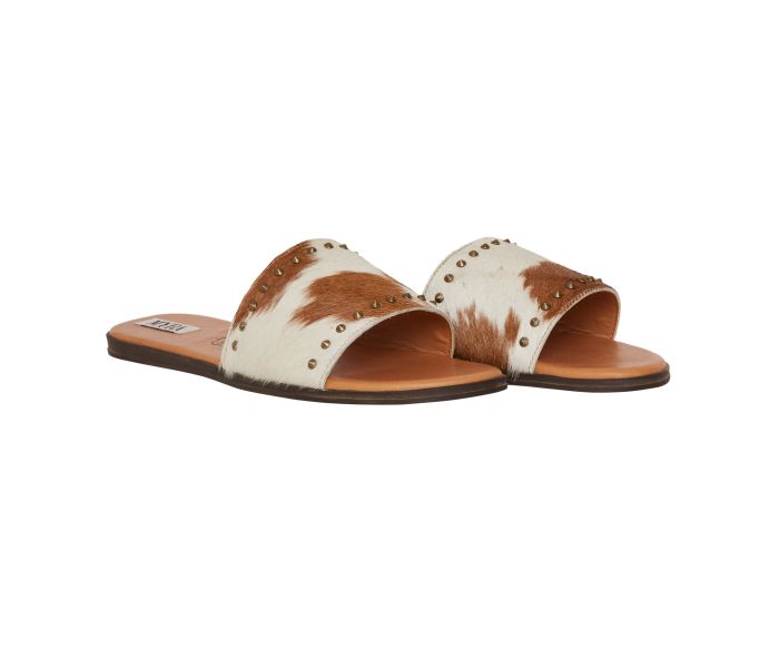 S-4111 Studded Women's Hide Slides