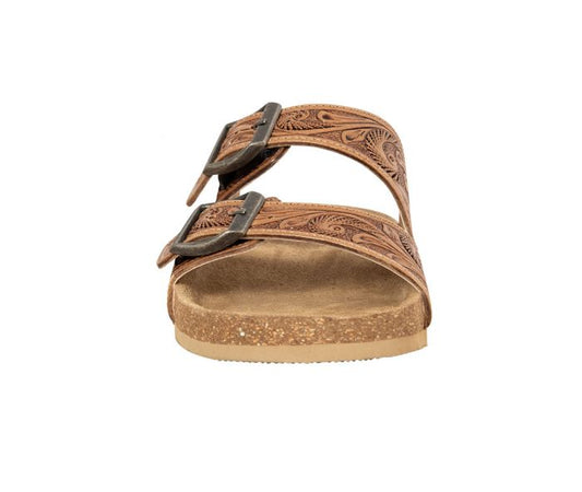 S-6918 Footo hand tooled western sandals