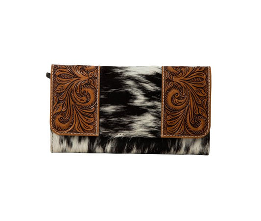 S-7496 Classic country hand tooled wallet