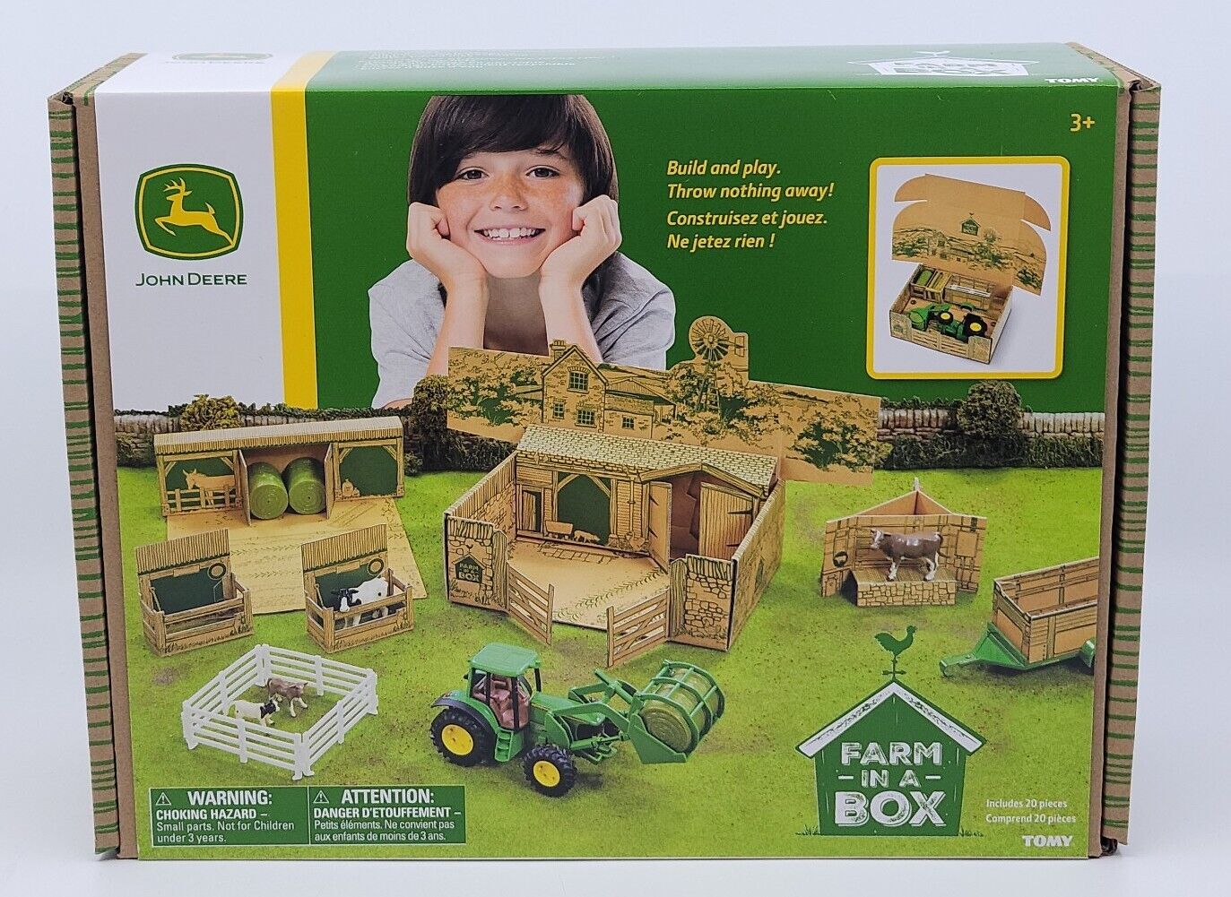 LP76725 John Deere Farm in a box playset