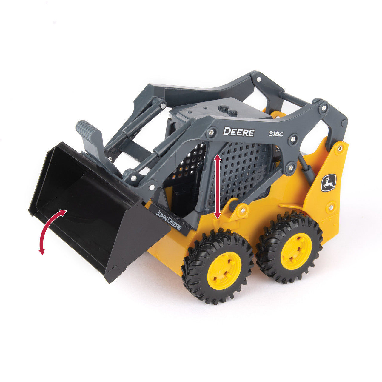 47259 John Deere Big Farm Skid Steer 1:16