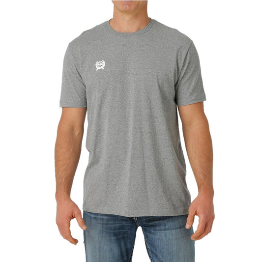 MTT1690502HGY Cinch Men's Logo Tee Heather Grey