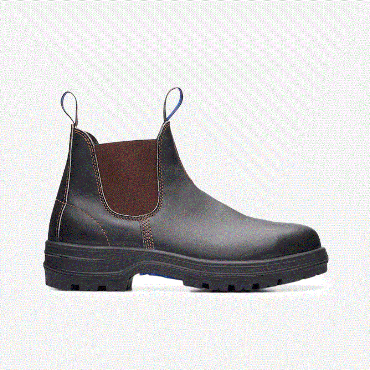 140 Blundstone Safety Elastic Sided Boot Stout Water Resistant