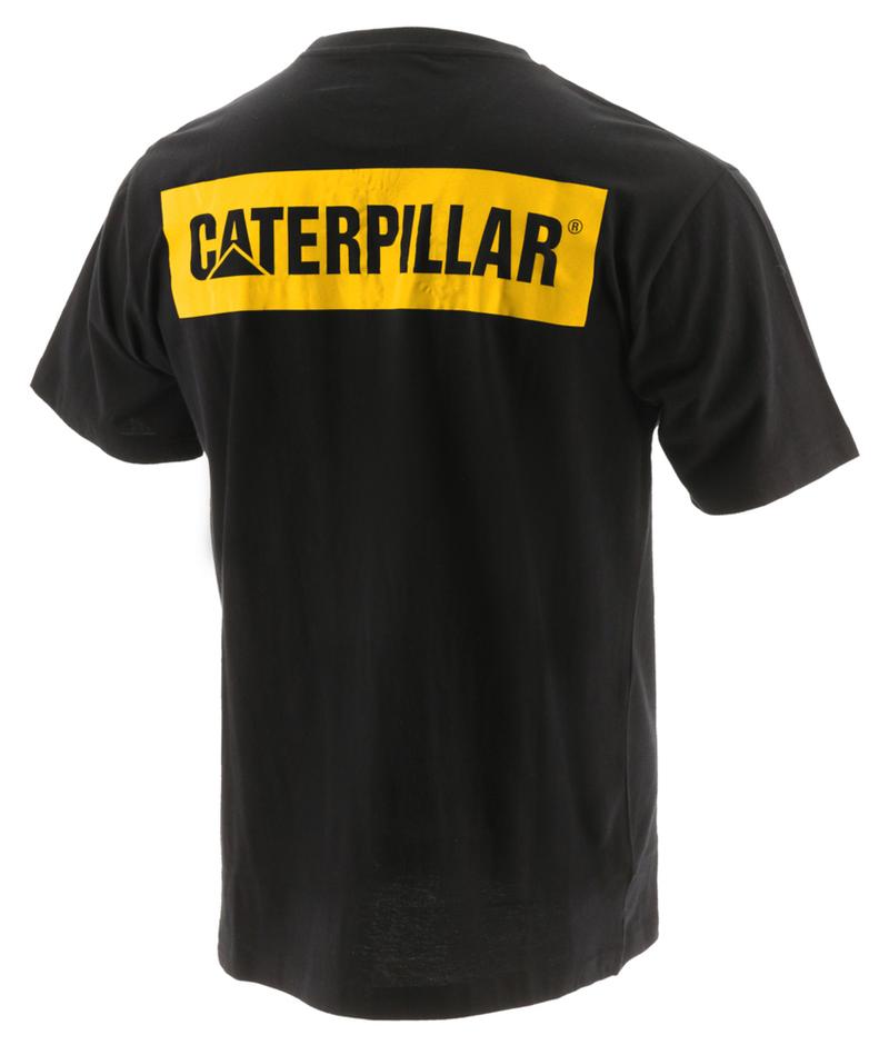 1510408 Cat Triton Tee Black/Yellow