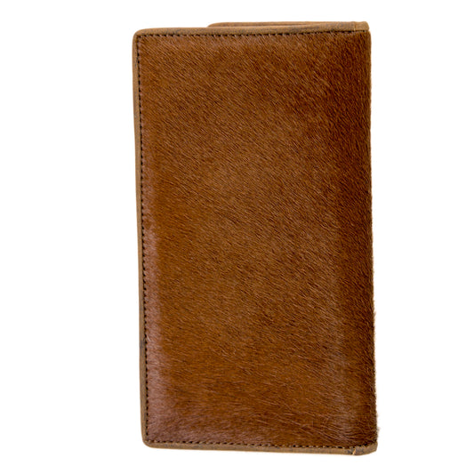 5001-A Brigalow Longhorn Brown Hair Wallet