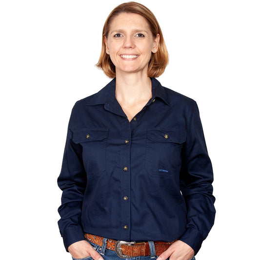 50502NVY Just Country Women's Brooke Work shirt Navy