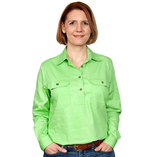 50505LGN Just Country Women's Jahna Work shirt Light Green