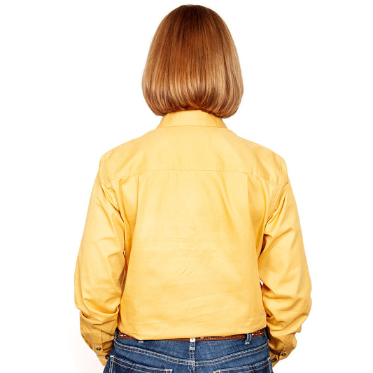 50505MUS Just Country Women's Jahna Workshirt Mustard