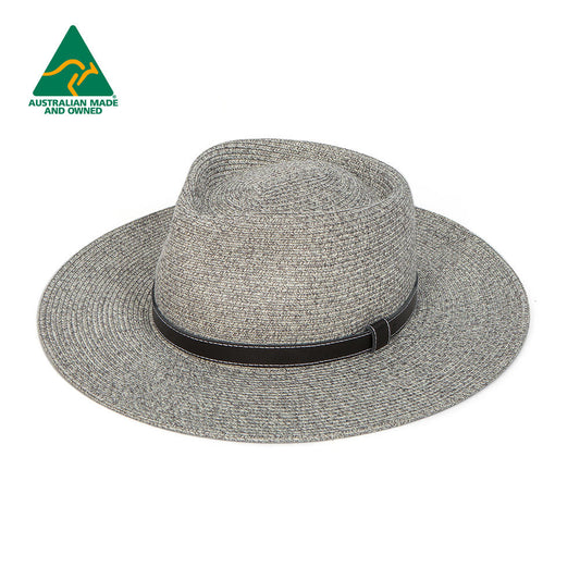 AP001 OoGee Hunter Creek Fedora Sea Grey