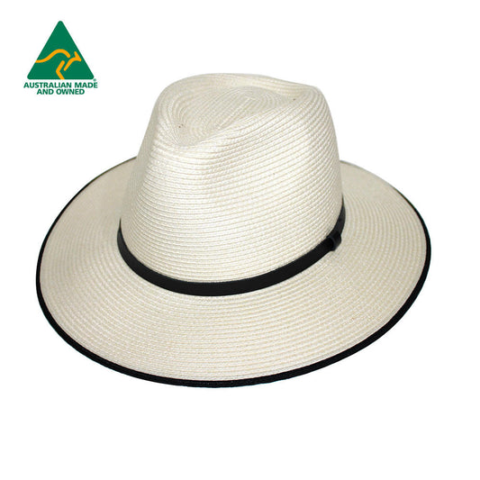 AP007 OoGee Bowman River Fedora Ivory