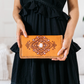 28656 Eternity Clutch - Distressed Tan