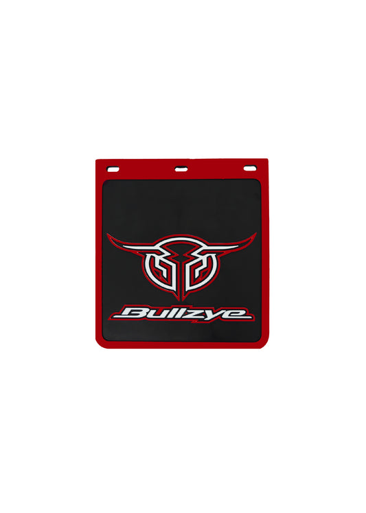 B0S1912MUD Bullzye Logo Mudflap- Size A Red PAIR
