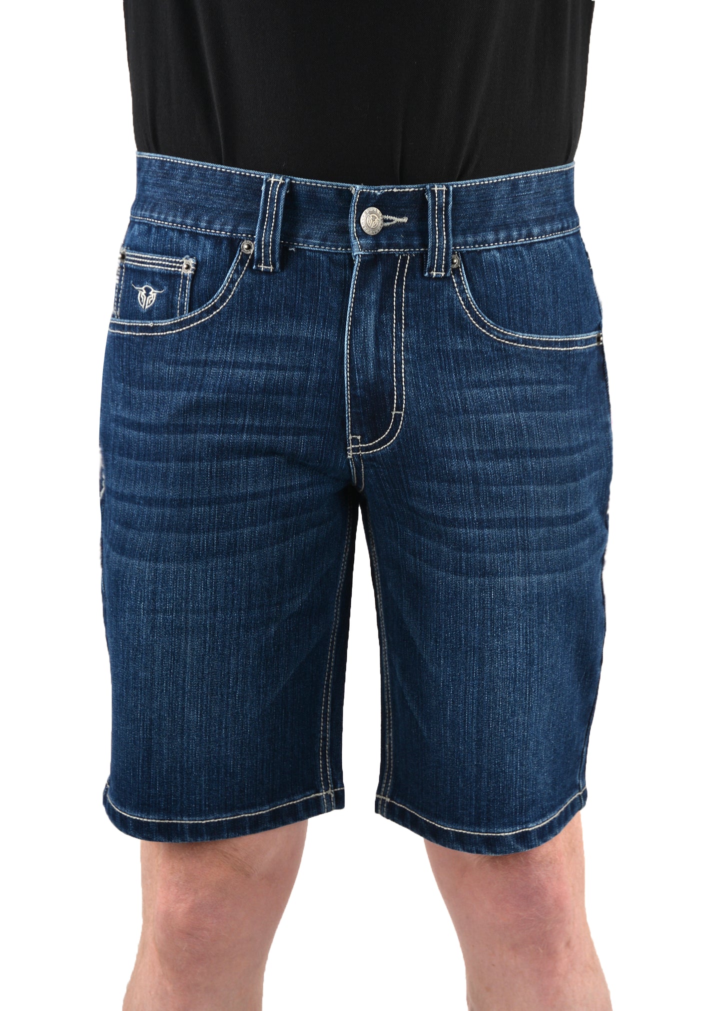 B1S1301042 Bullzye Men's Lever Denim Short