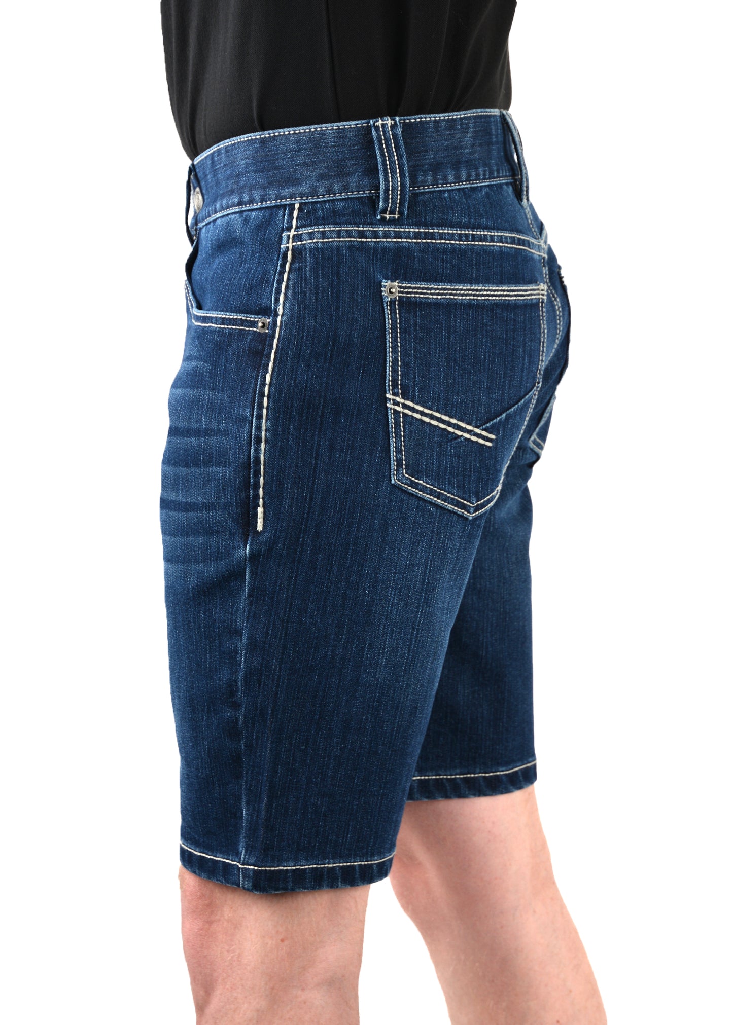 B1S1301042 Bullzye Men's Lever Denim Short