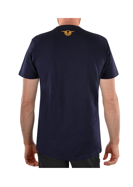 B1S1503070 Bullzye Men's Authentic Tee Navy