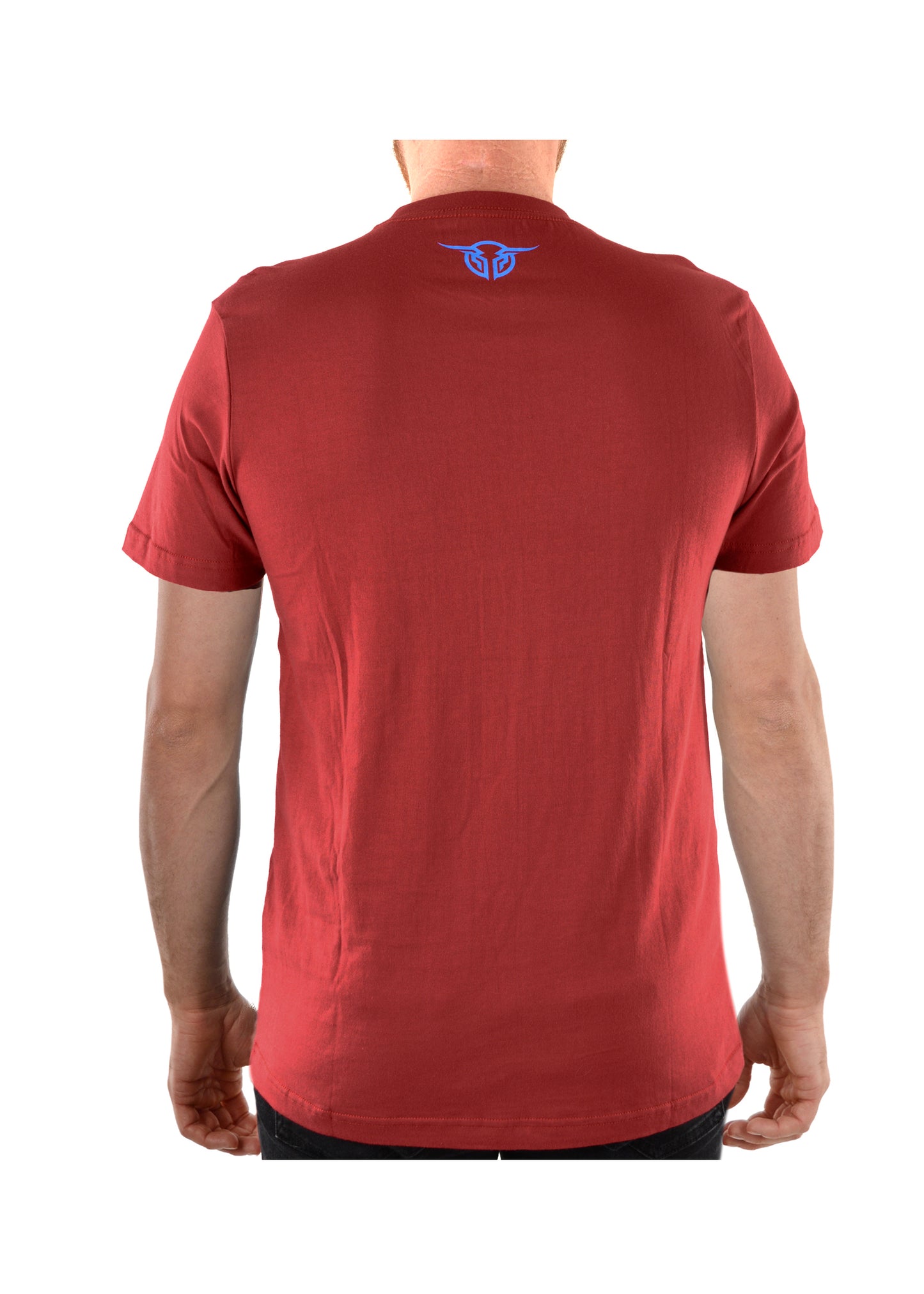 B1S1503074 Bullzye Men's Divide Tee Red