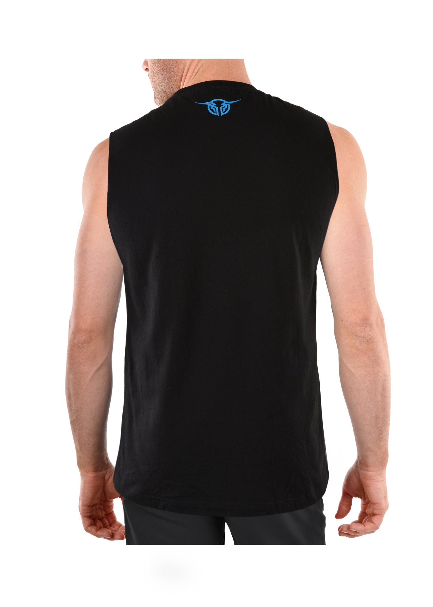 B1S1510078 Bullzye Men's Valley Muscle Tank Black