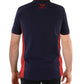 B1S1520081 Bullzye Men's Splice Polo Navy/Red