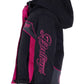 B3W5709057 Bullzye Girls Carla Jacket Black/Pink