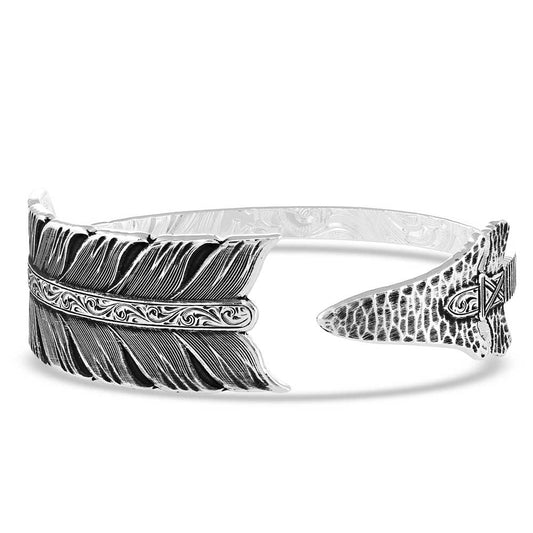 BC4885 Montana Silversmiths Timber Ridge Arrow Cuff