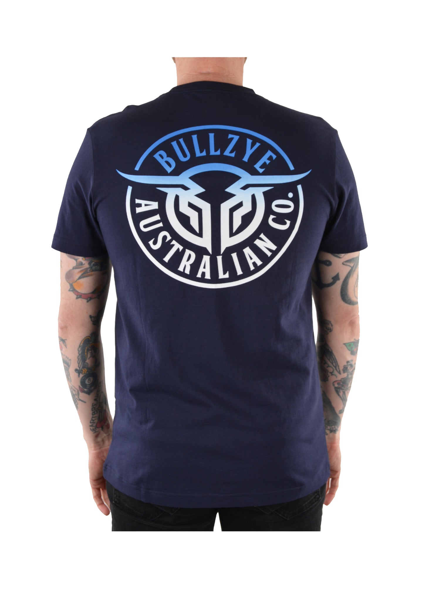 BCP1503002 Bullzye Men's Bullring Tee Navy