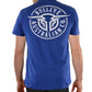 BCP1503002 Bullzye Men's Bullring Tee Royal Blue