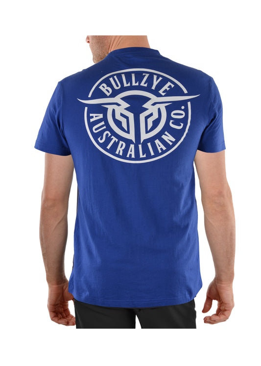 BCP1503002 Bullzye Men's Bullring Tee Royal Blue