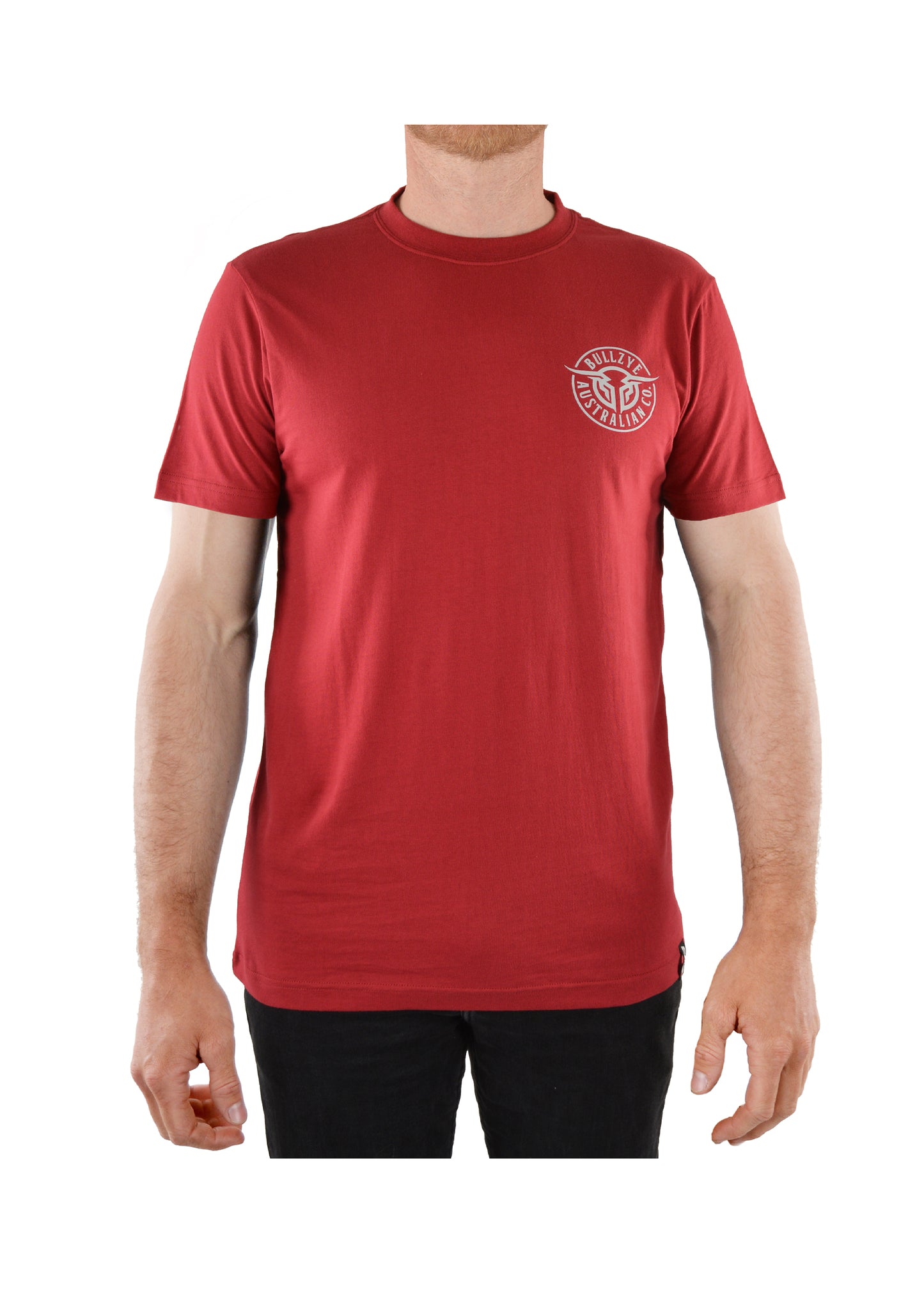 BCP1503002 Bullzye Men's Bullring Tee Red