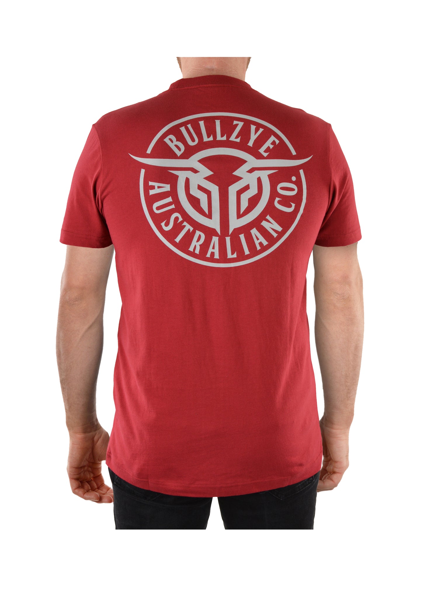 BCP1503002 Bullzye Men's Bullring Tee Red