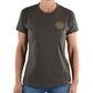 BCP2503002 Bullzye Women's Bullring Tee Charcoal Marle