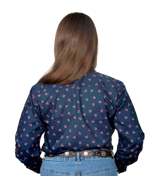 GWLS2129 Just Country Girls Harper Shirt Cherries